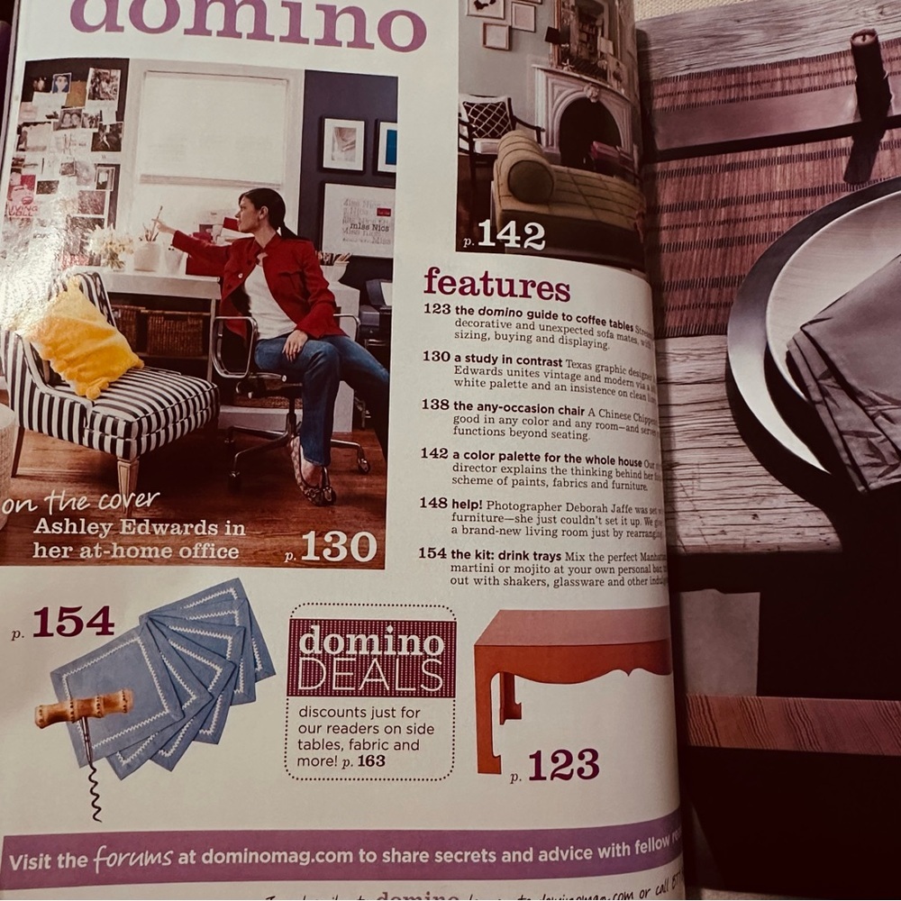 Domino | Magazine | Domino Magazine November 2005 with Ashley Edwards - Picture 7 of 9